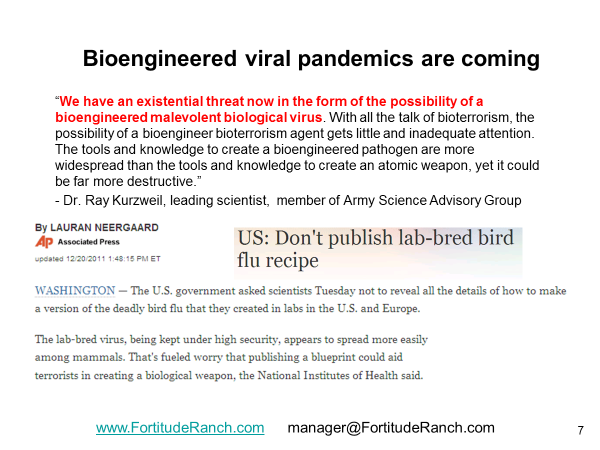 Bioengineered Viral Pandemics