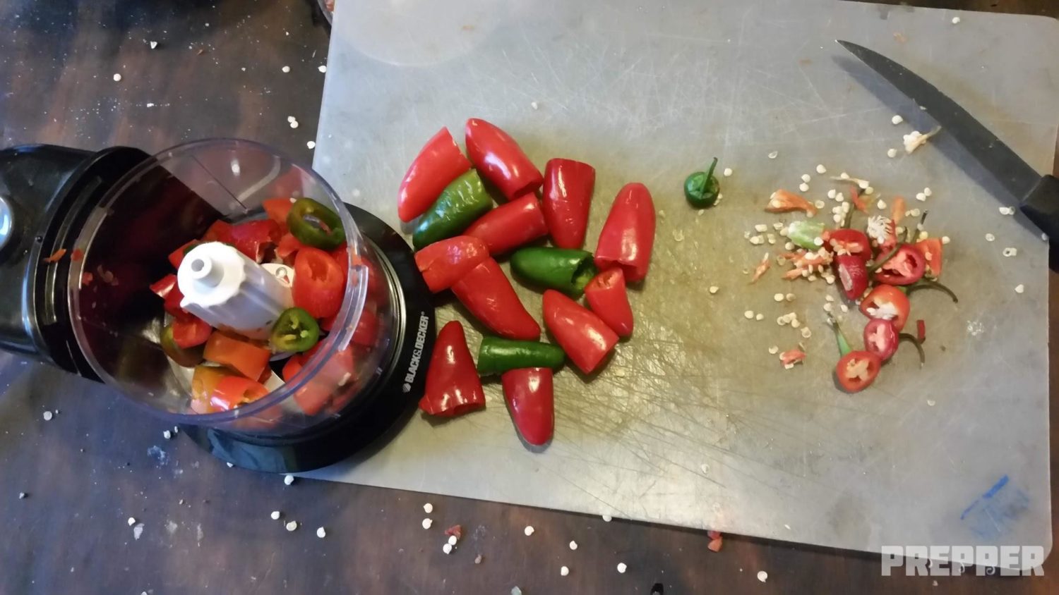 Preparing Peppers