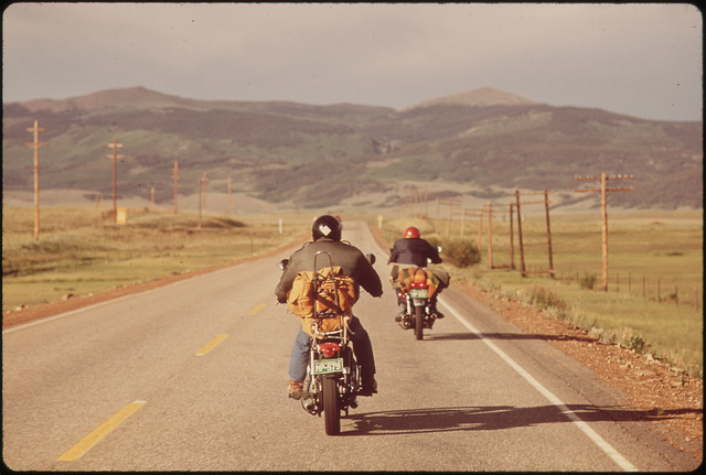 motorcycle vacationers